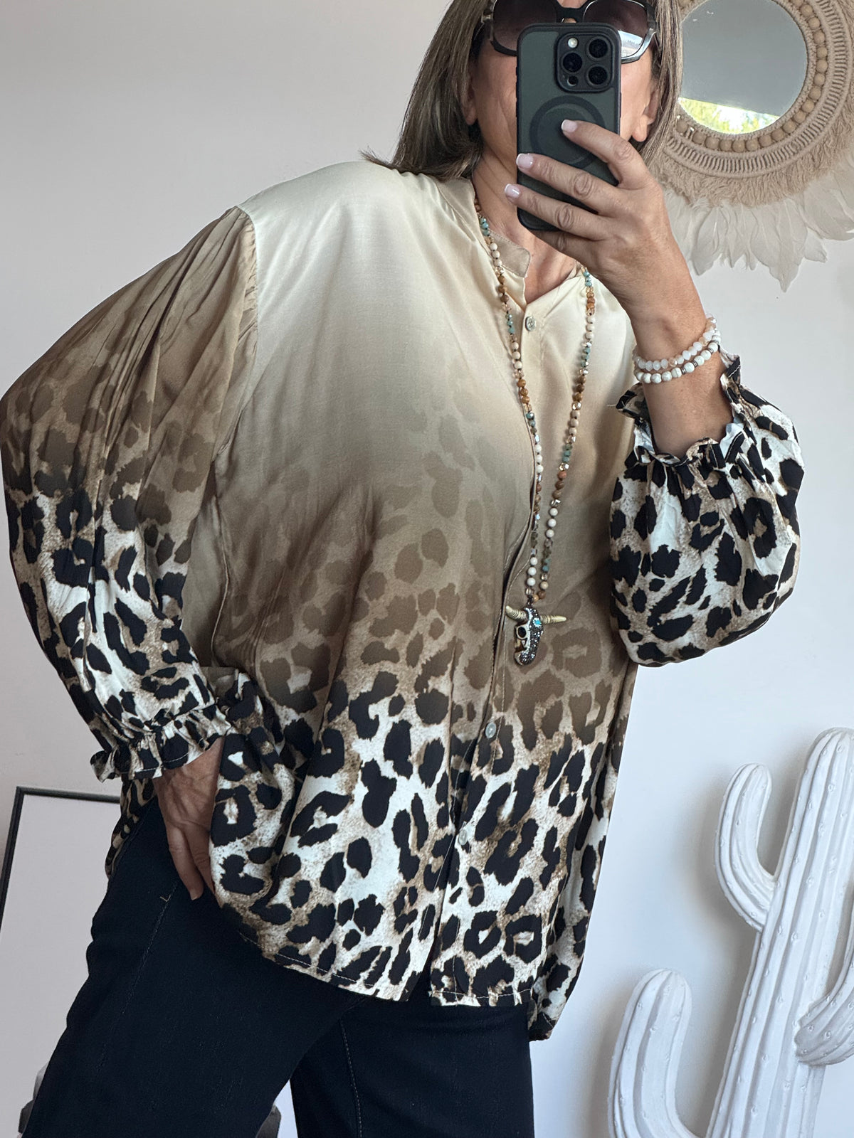 Chemise Savannah Camel 🤎🐆