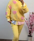 Pull love jaune 🩷TU 36/44