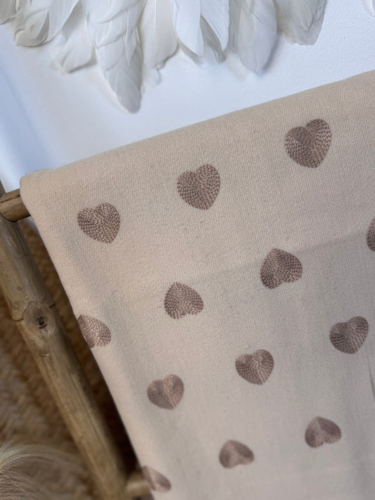 Écharpe beige love