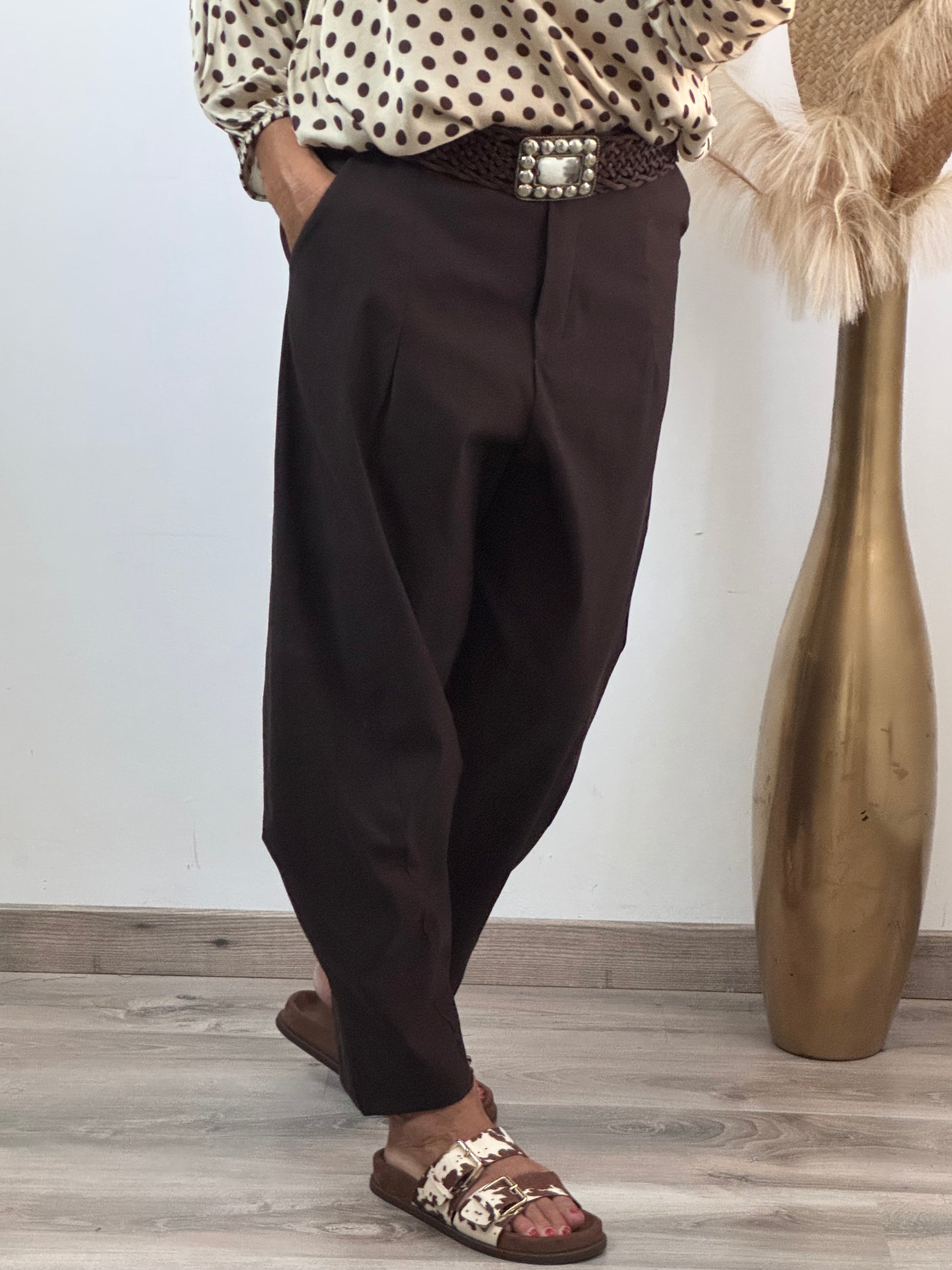 Pantalon Alex marron