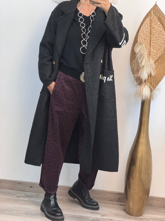 Manteau long noir