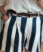 Short rayé marine TU 42/48