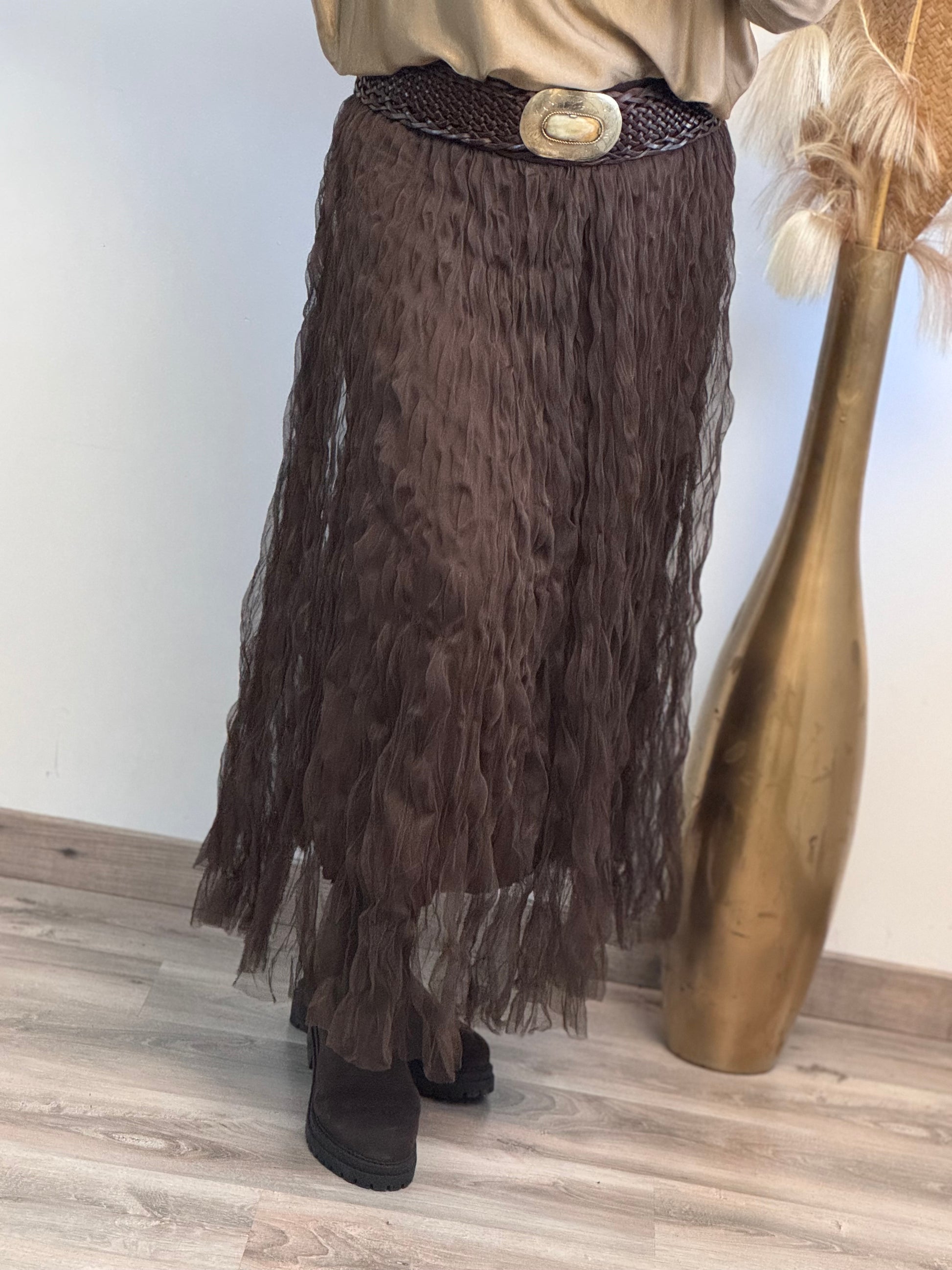 Jupe tulle marron TU 38/46