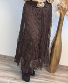 Jupe tulle marron TU 38/46