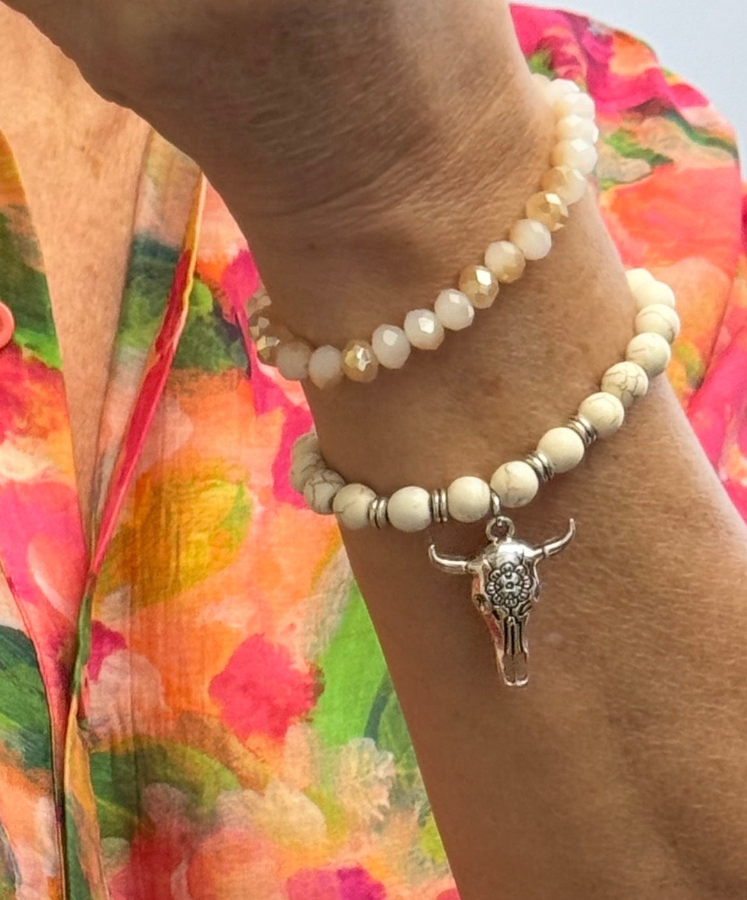 Bracelets tête de buffle