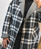 Manteau réversible gris