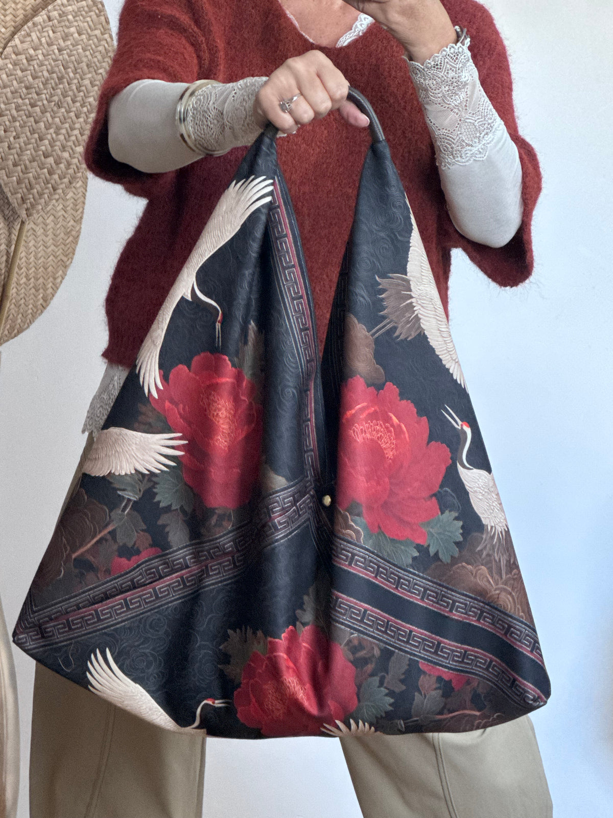 Sac Bohésia fond noir