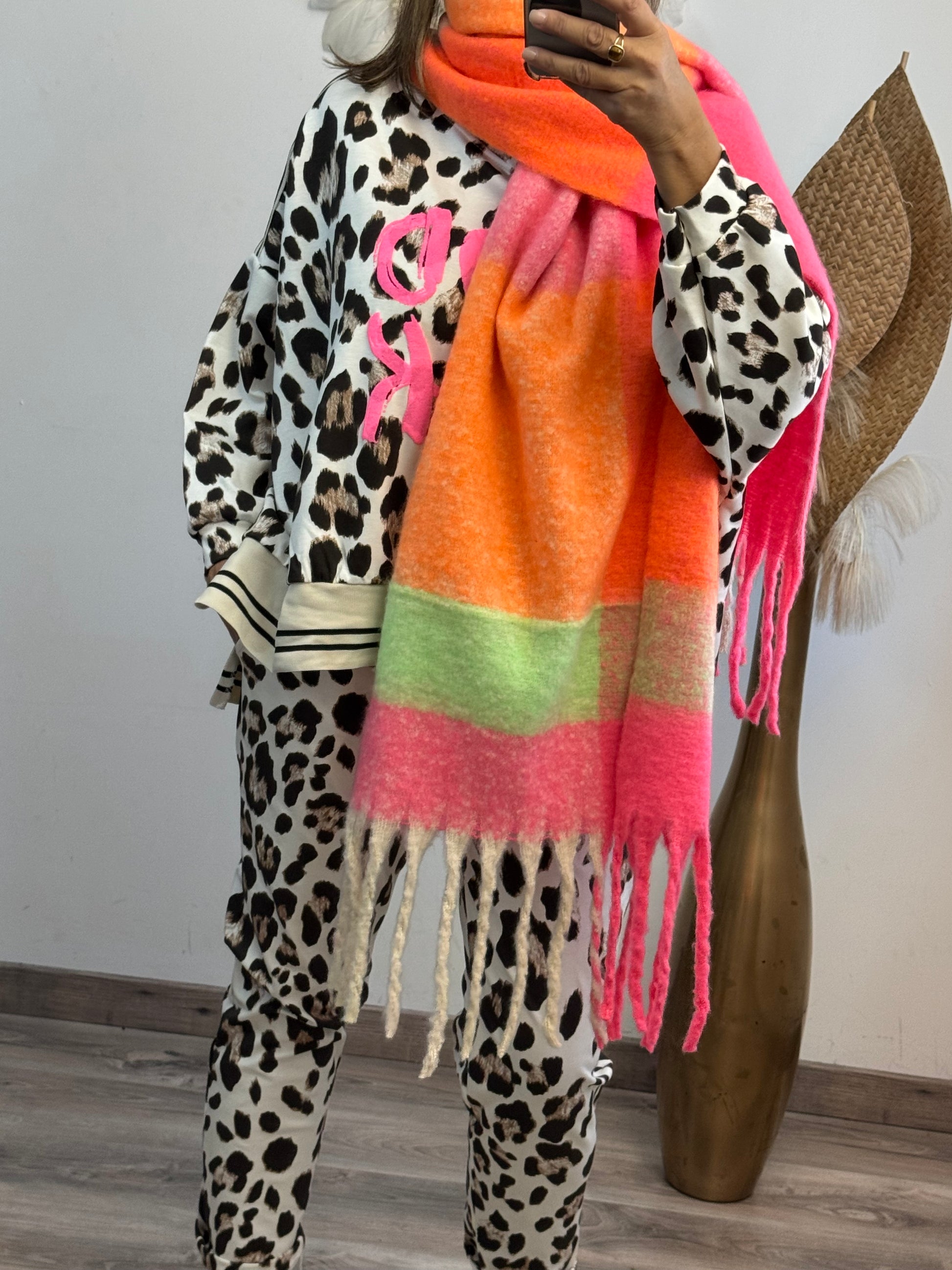 Écharpe multicolore