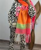 Écharpe multicolore