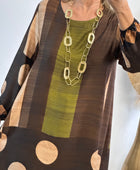 Robé Clothilde vert/marron