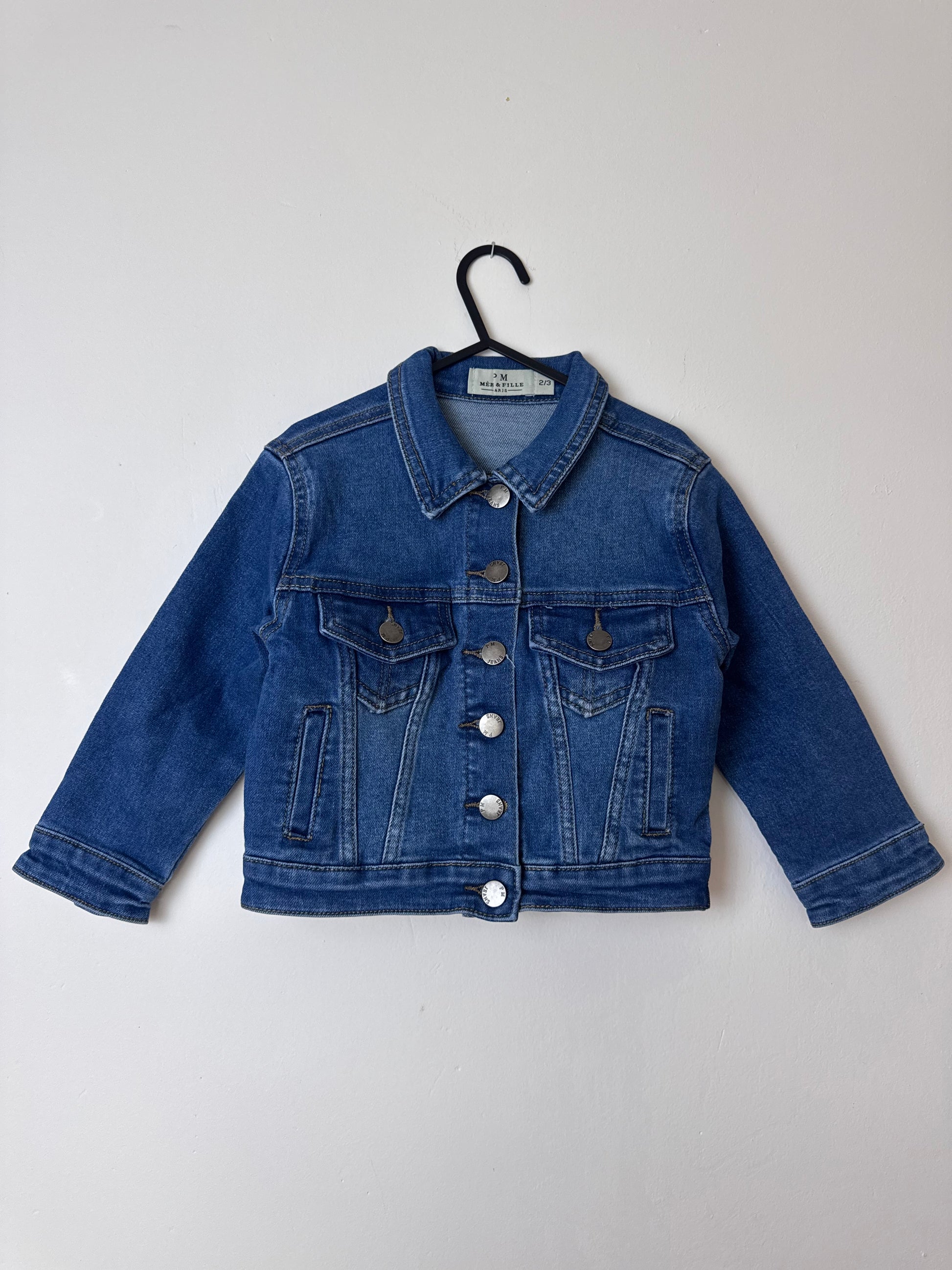 Blouson jeans bichette enfants du 2 au 16 ans