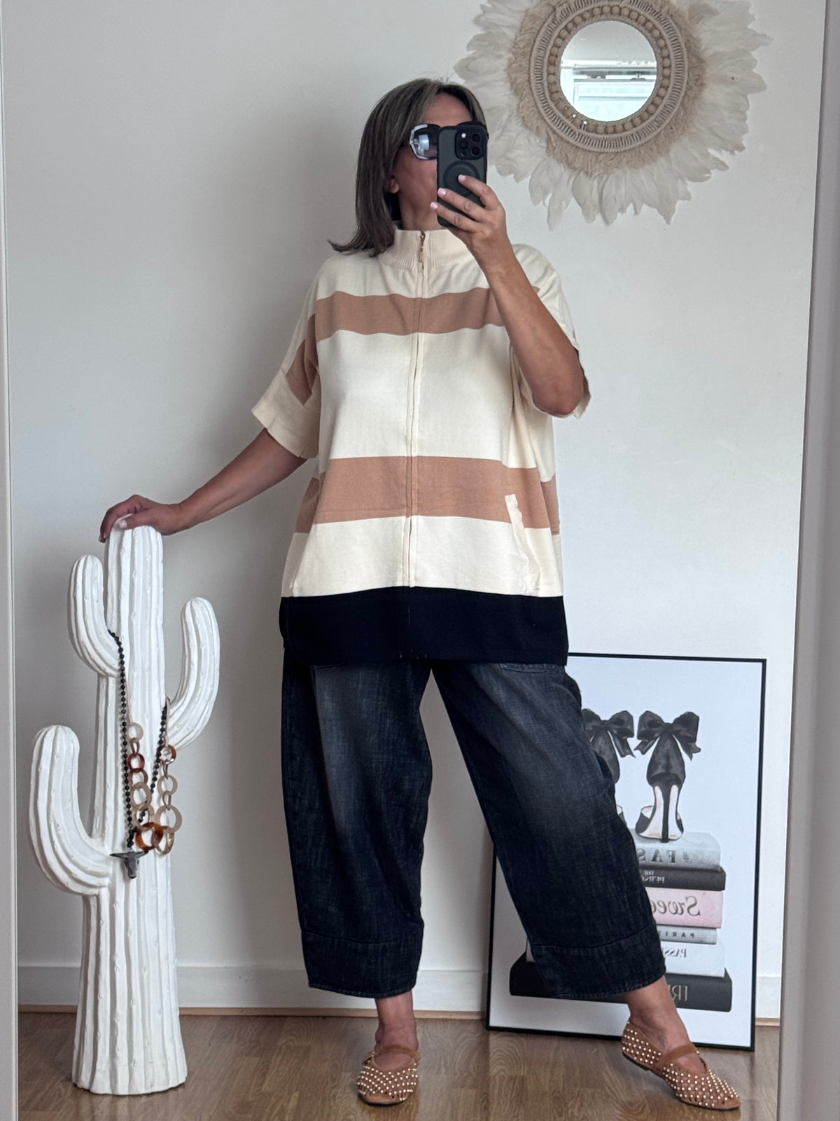 Pull Romy crème jolie forme