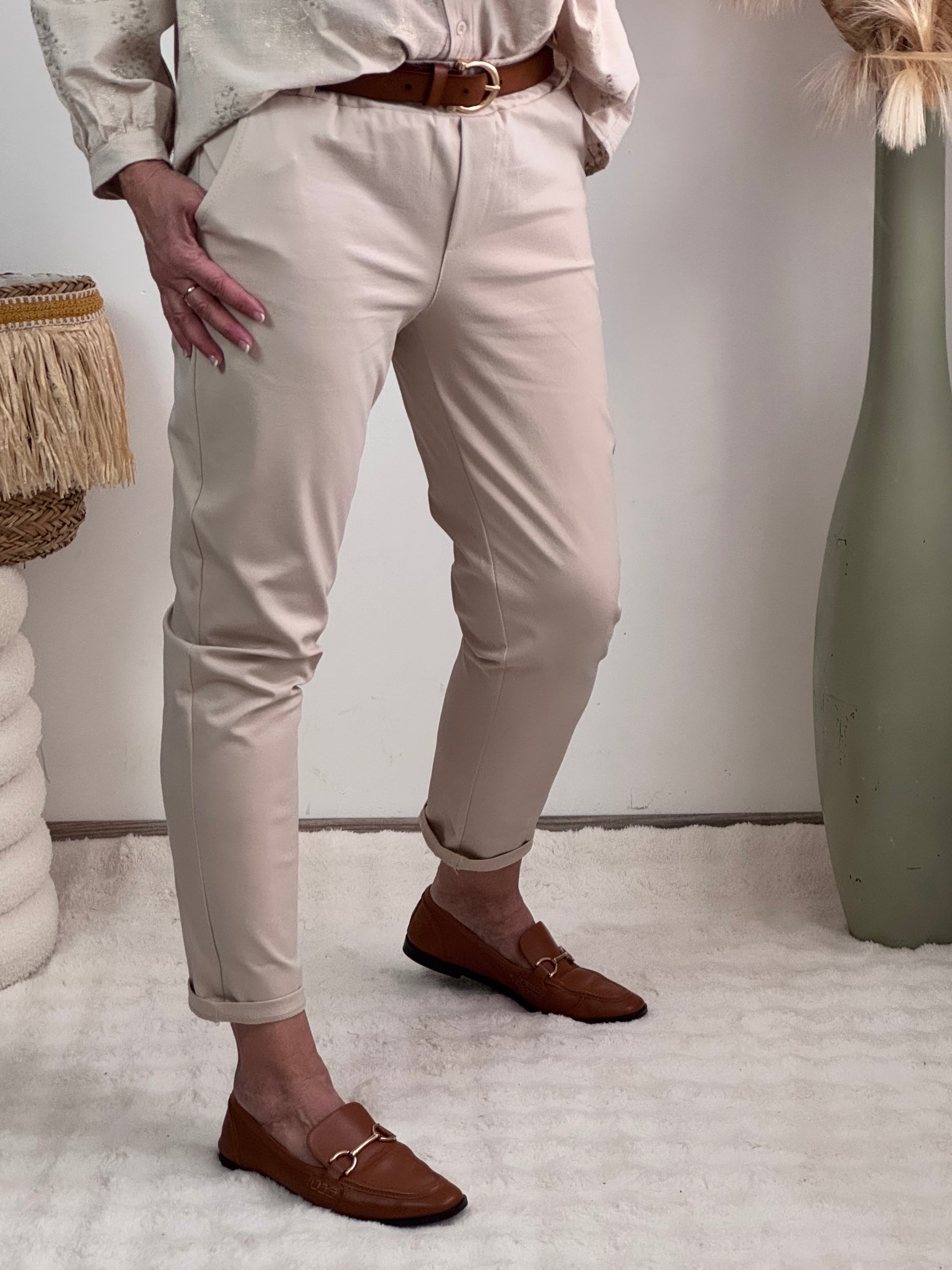 Pantalon Lucas beige Taille du M au XXL