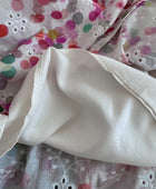 Blouse brodée bulles multicolores