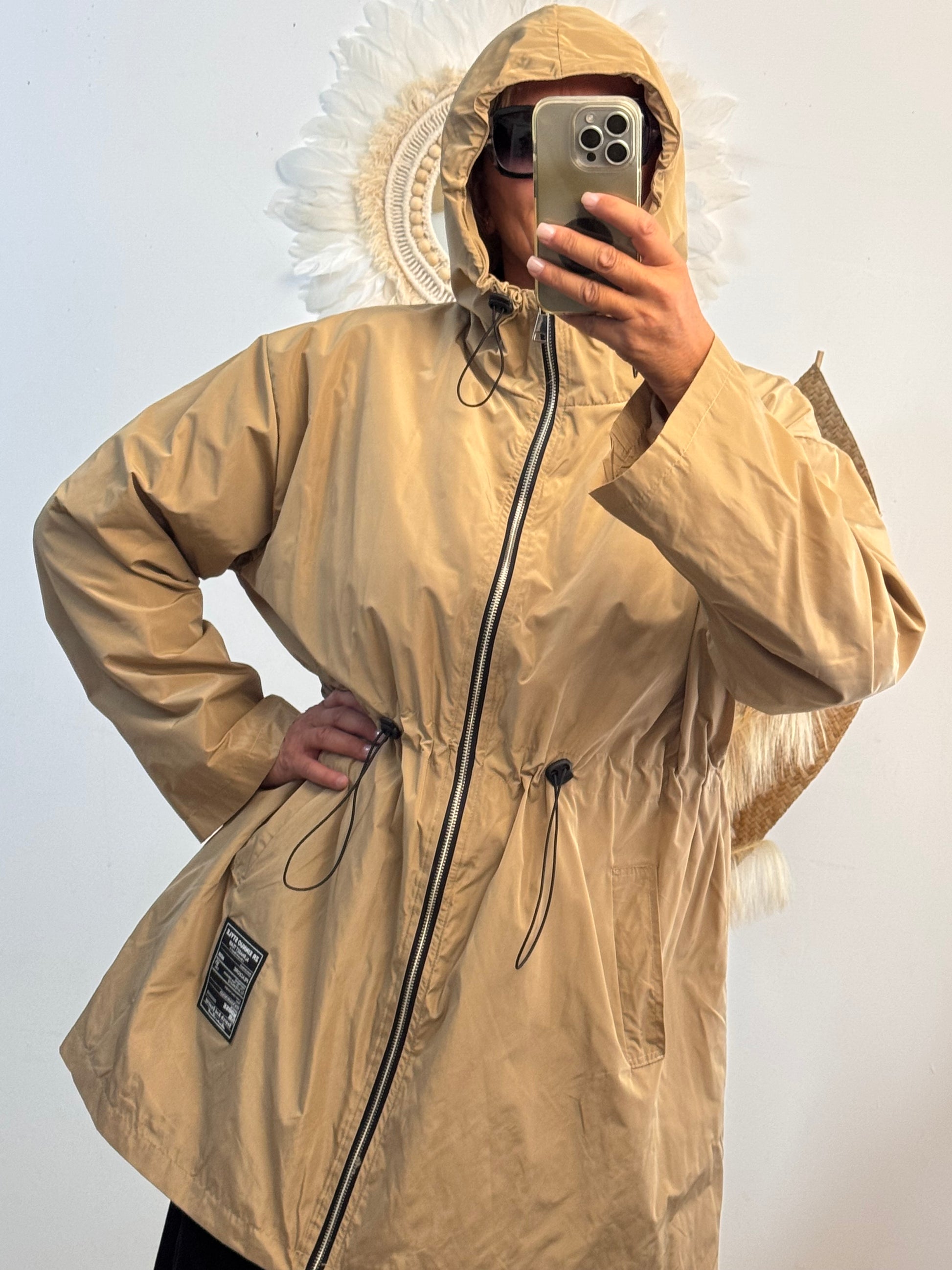 Veste coupe vent beige