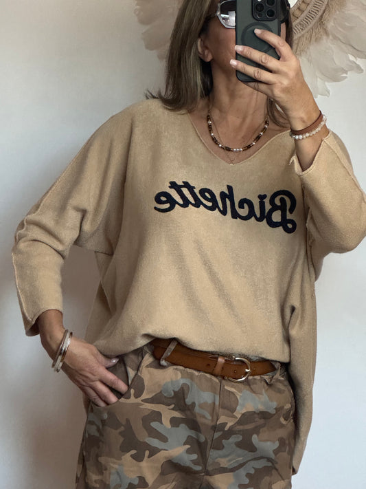 Pull bichette camel
