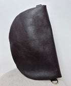 Sac banane cuir marron + 2 sangles