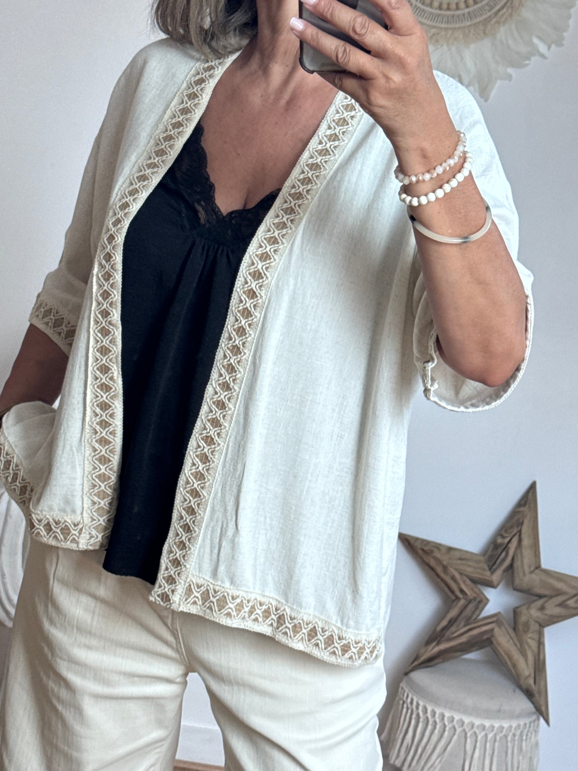 Veste beige Juliette