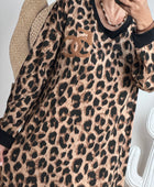 Robe teeshirt Léo taupe jolie forme TU 44/52