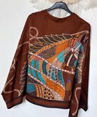 Blouse horse camel