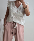 Blouse Louisette blanche TU 38/46