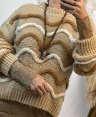 Pull d’hiver beige