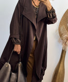 Manteau Authur marron