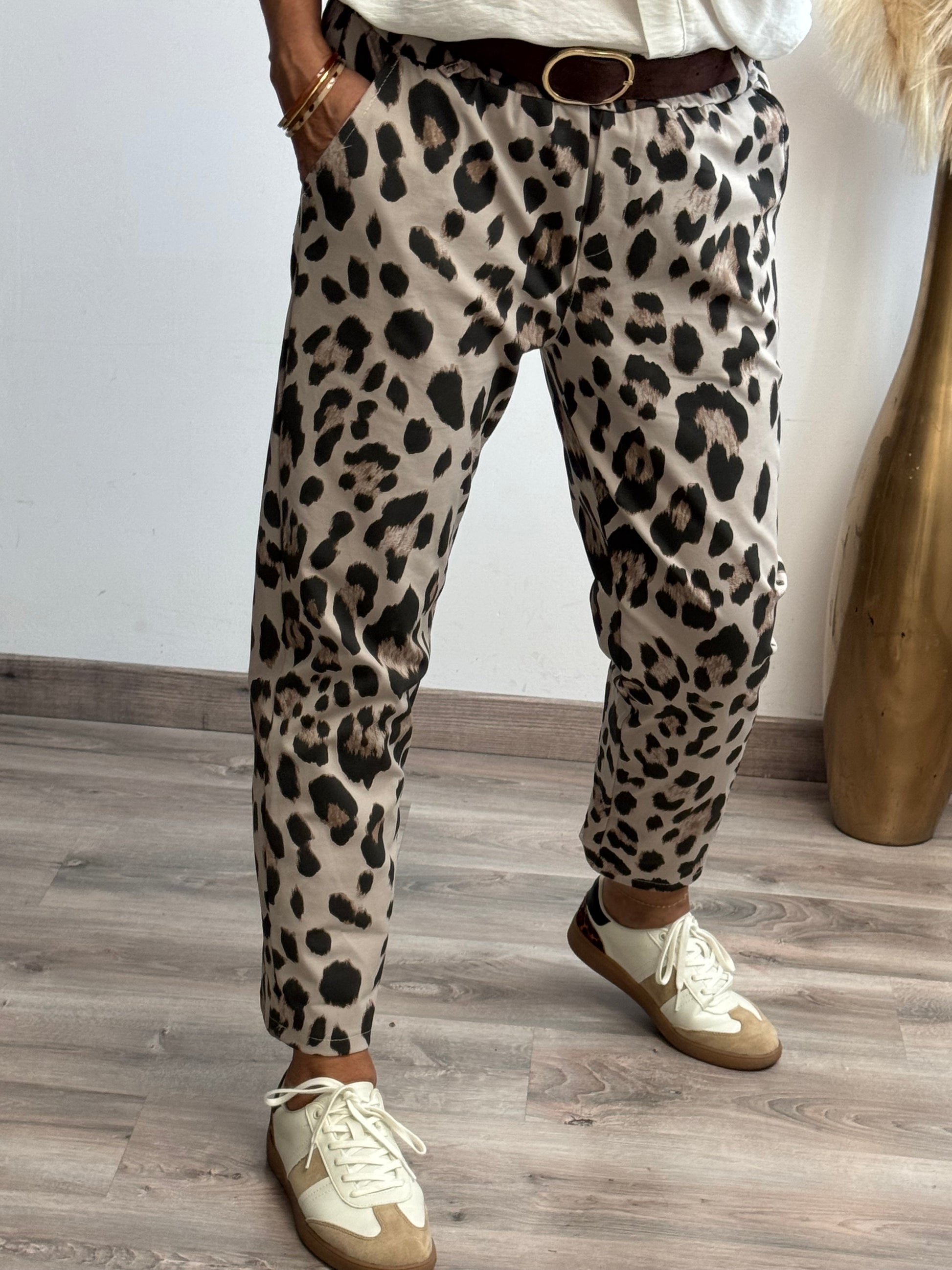 Pantalon Léo beige