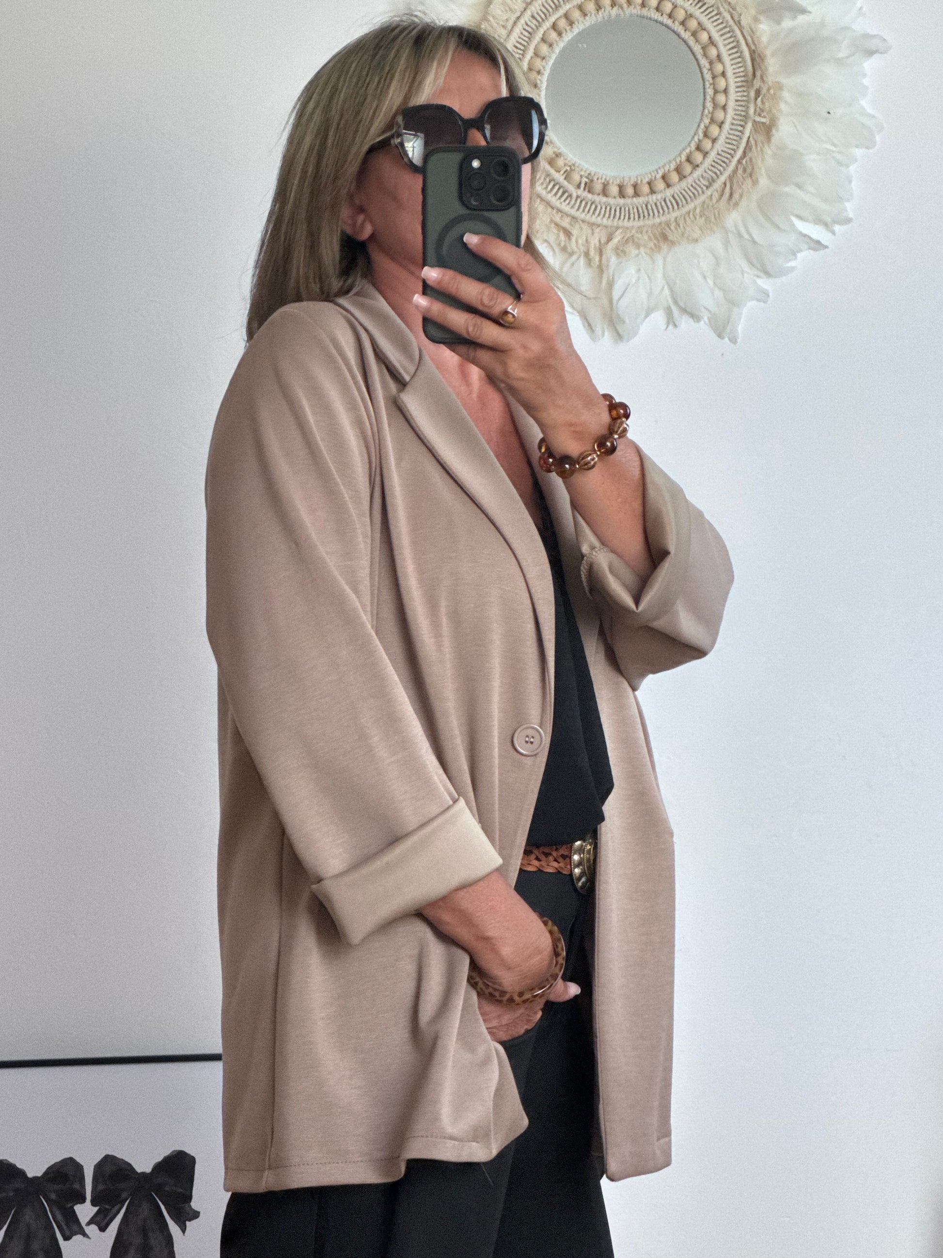 Veste blazer casuel beige TU 40/48