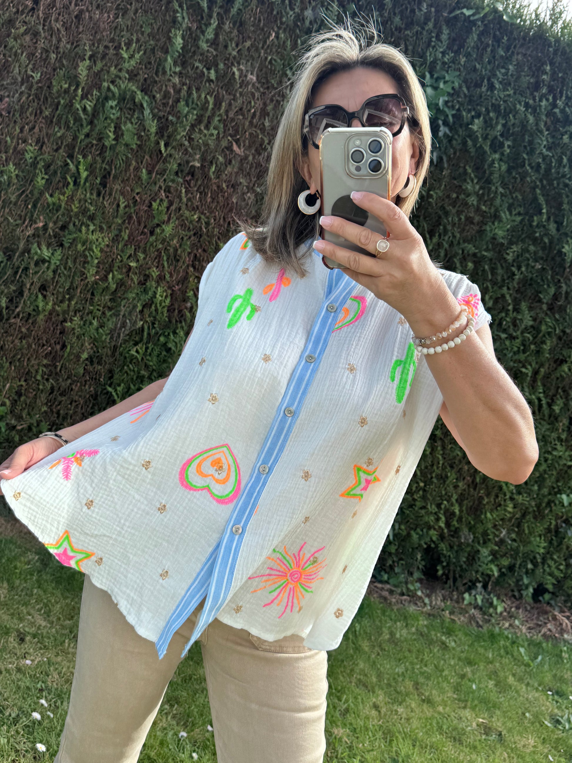 Blouse gaz de coton pep