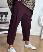 Pantalon Gabriel lie de vin TU 36/42