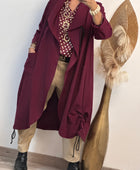 Manteau Arthur lie de vin