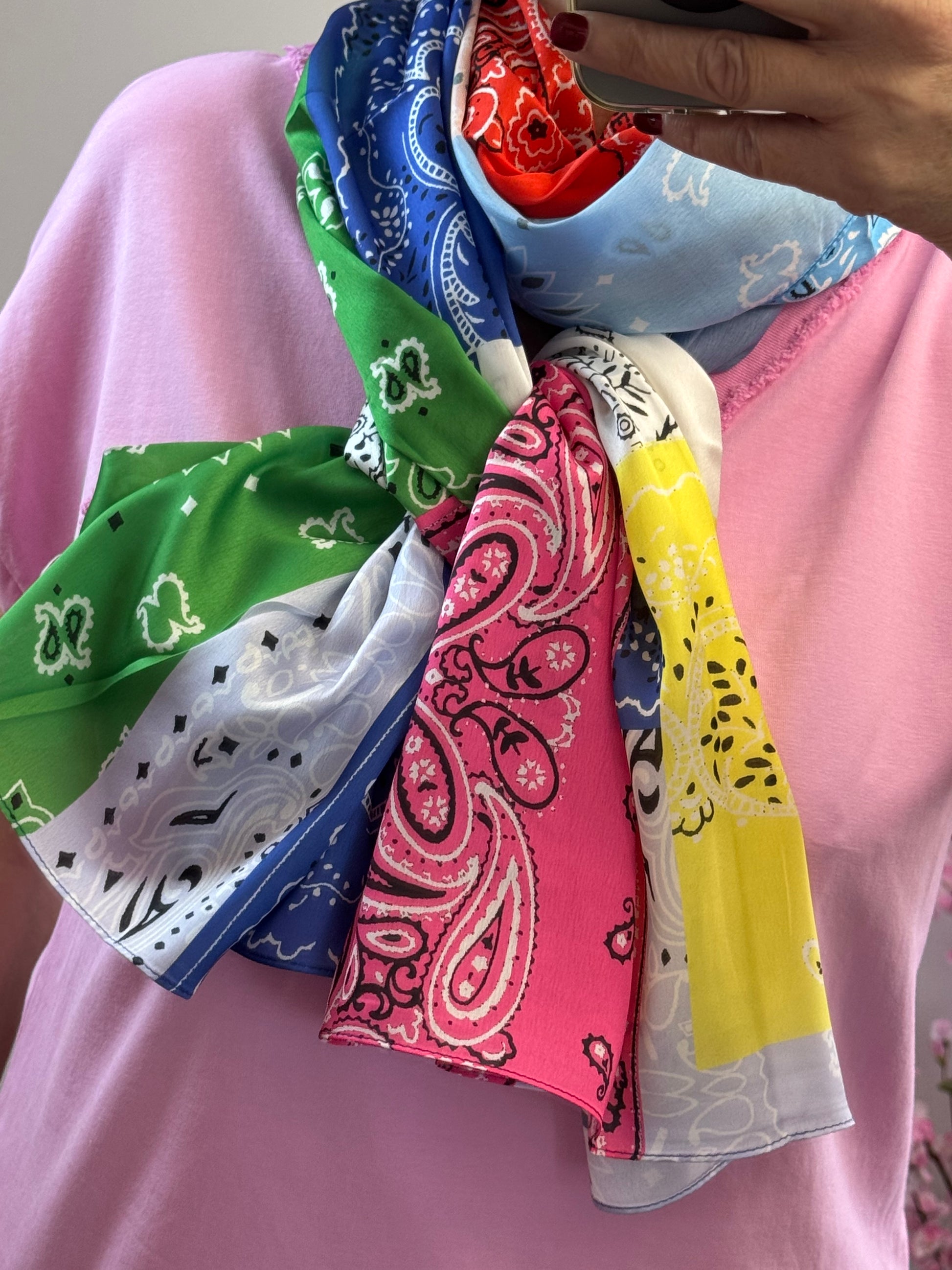 Foulard bandana multicolore