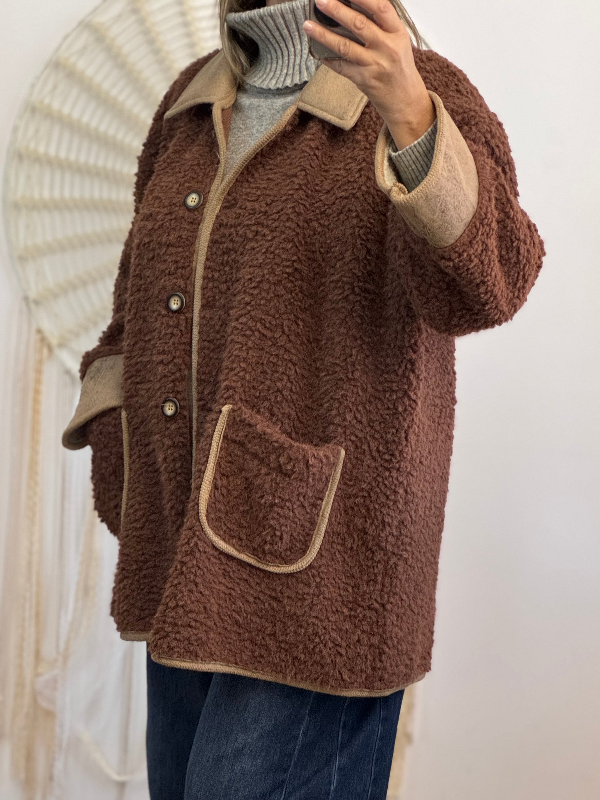 Veste épaisse marron TU 44/50