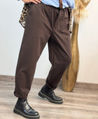 Pantalon Sacha marron TU 42/50