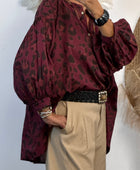 Blouse Rosalie lie de vin