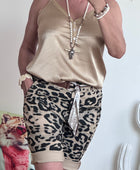 Bermuda ou short Léo camel TU 40/48
