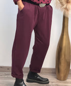 Pantalon Sacha lie de vin 42/50