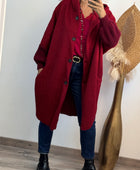 Manteau Marceau bordeaux