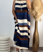 Robe longue Clara Marine