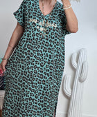 Robe teeshirt Léo vert