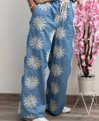 Pantalon Flora bleu