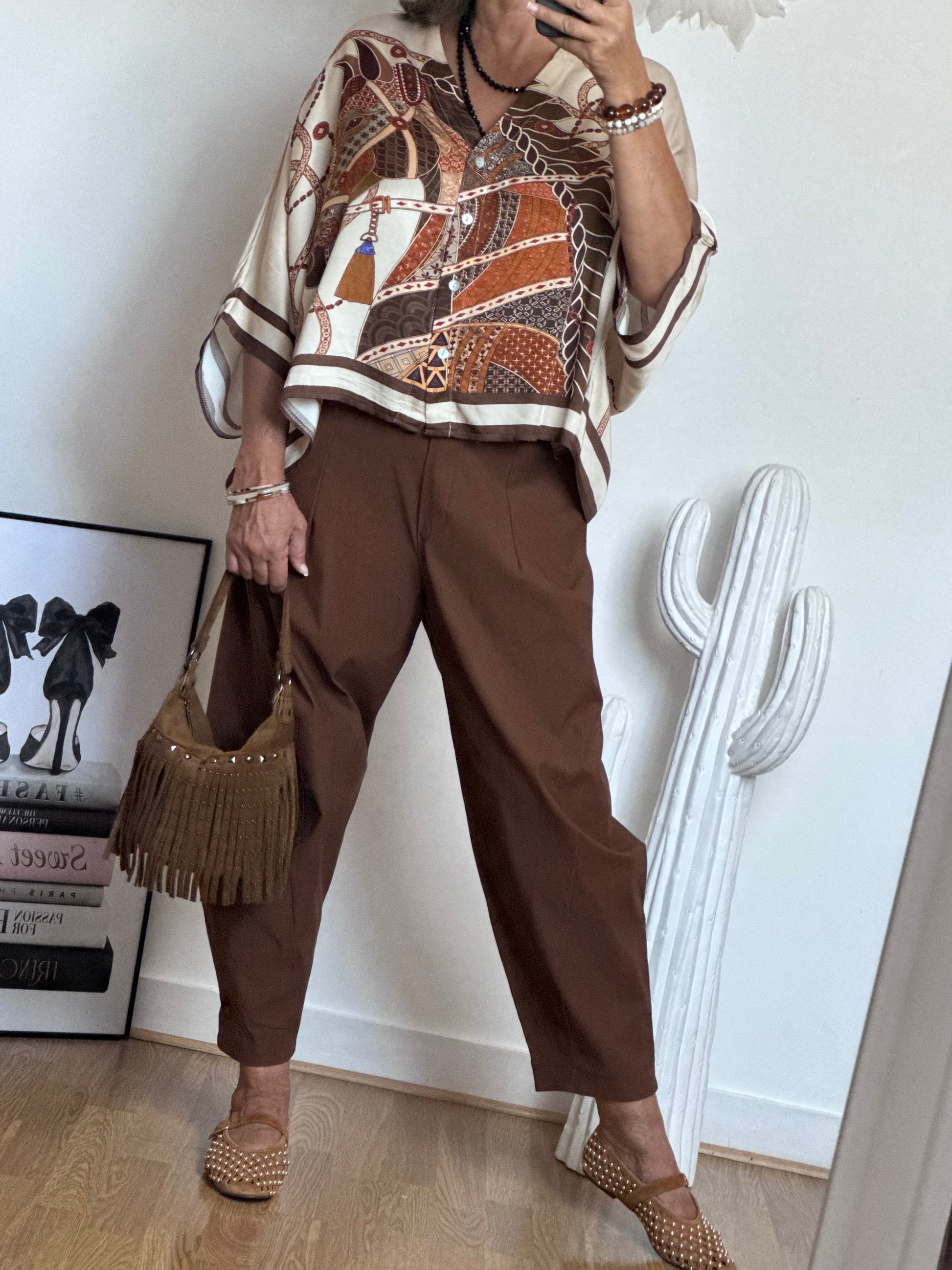Pantalon Alexis camel