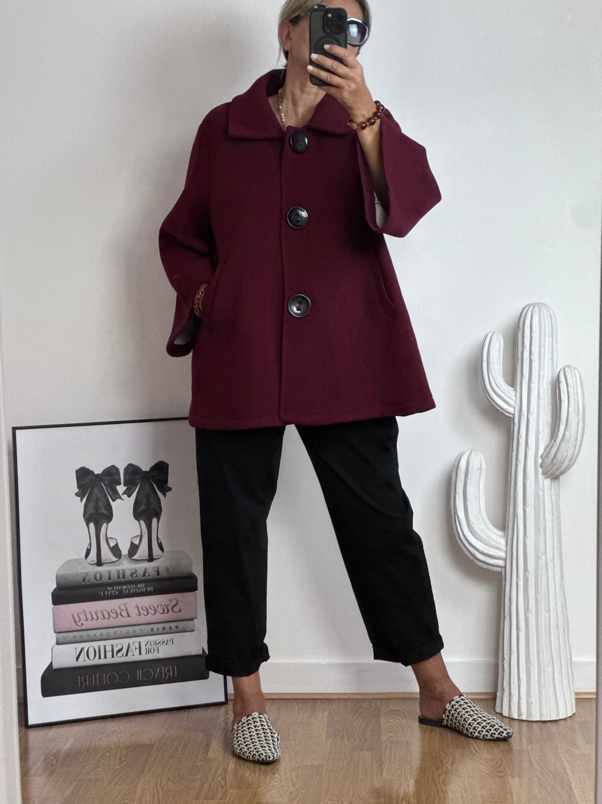 Veste Kennedy bordeaux TU 40/50