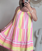 Robe d’été fond blanc