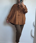 Chemise ou veste Louiza camel