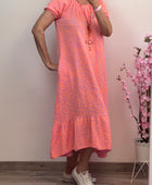 Robe gaz de coton Elsa orange