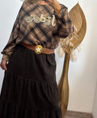 Pull à carreaux J’adore