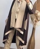 Manteau Félix beige et marron
