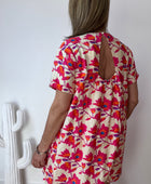 Robe shorty floral